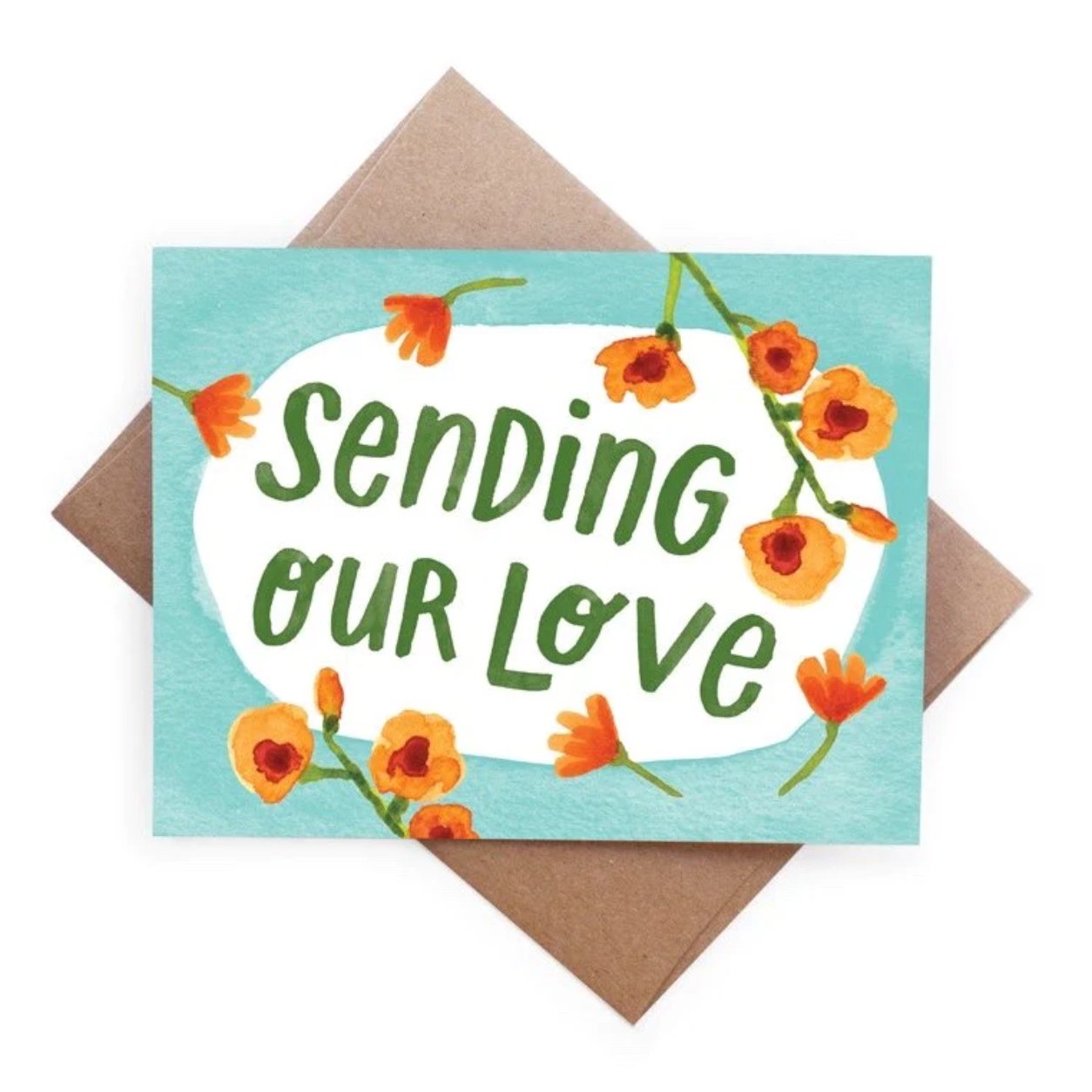 Peace + Love Stamps Card – Handzy Shop + Studio