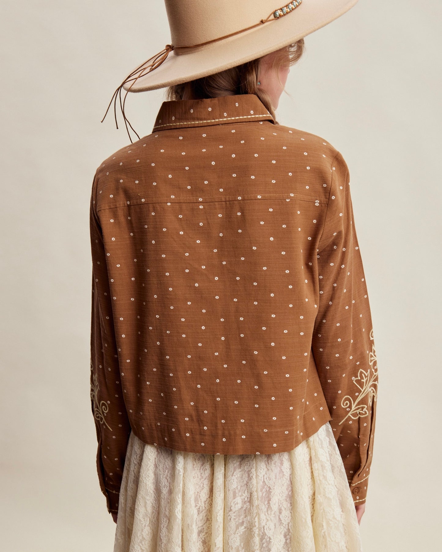 Canyon Rose Cotton Blouse