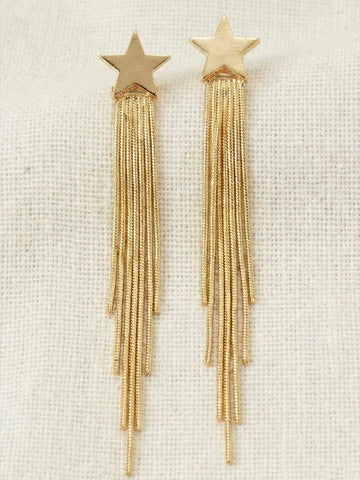 Stella Fringe Drop Earrings