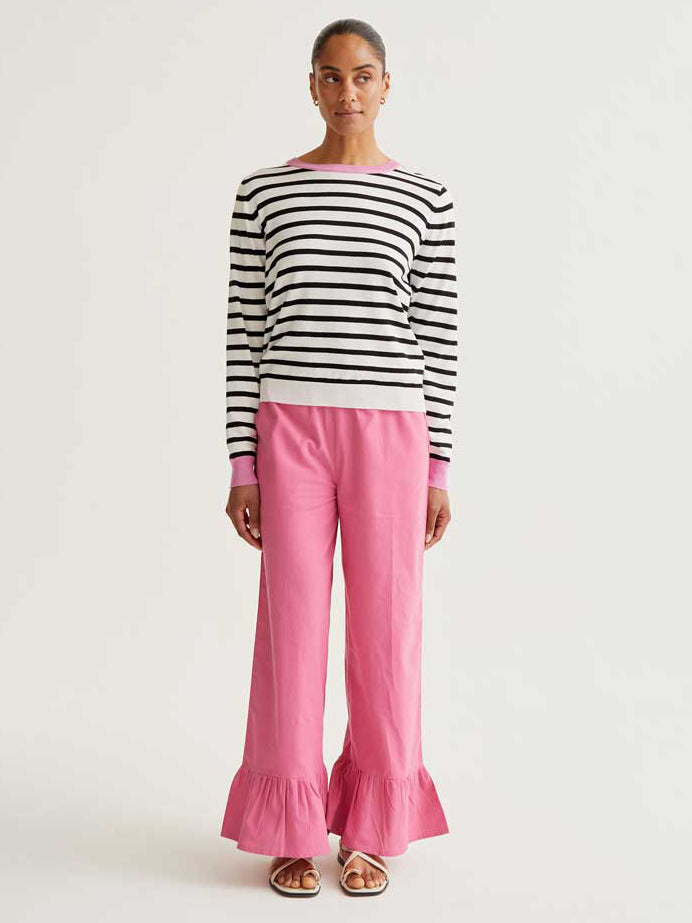 Pink Cotton Trousers