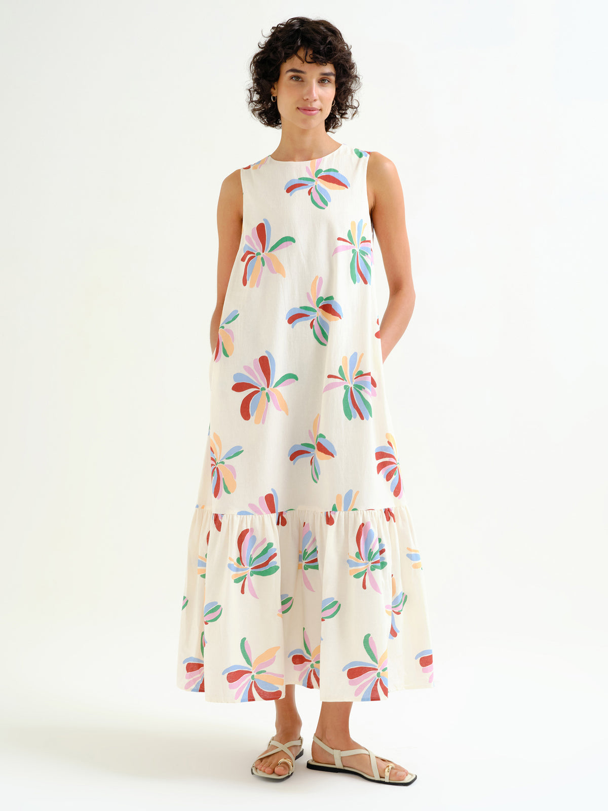 Multi Floral Maxi Dress