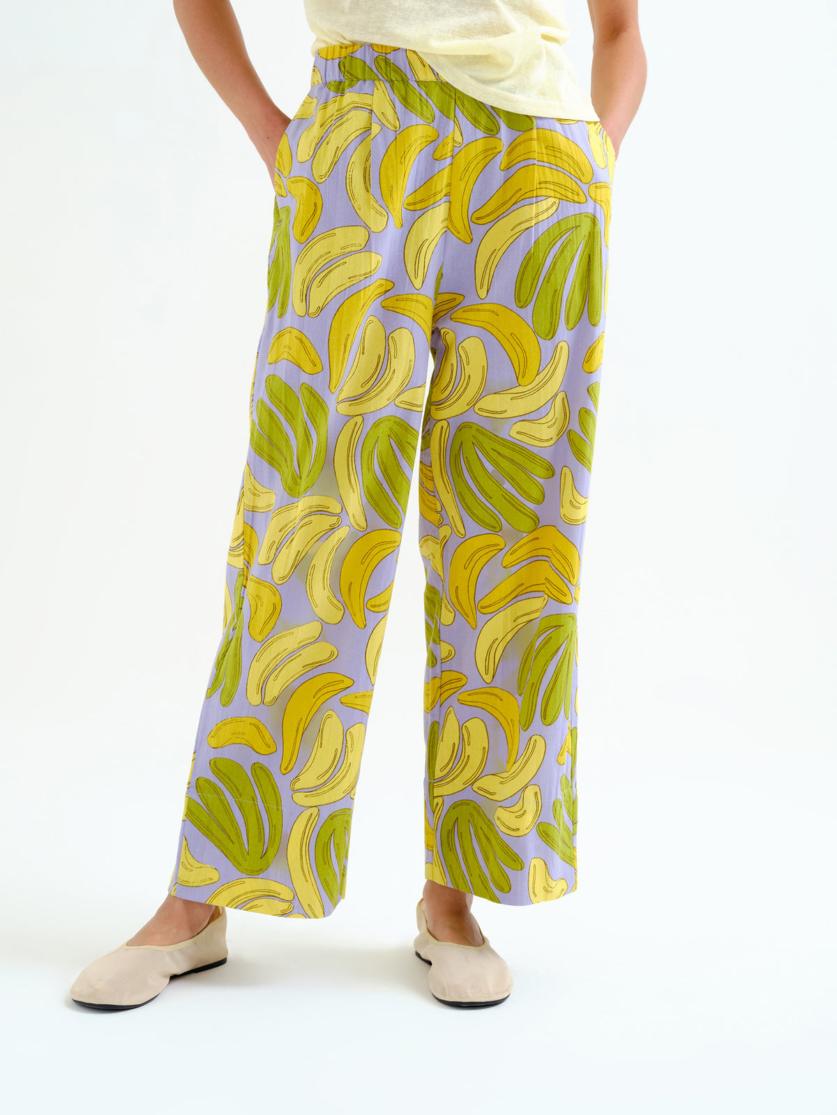 Banana Print Trousers