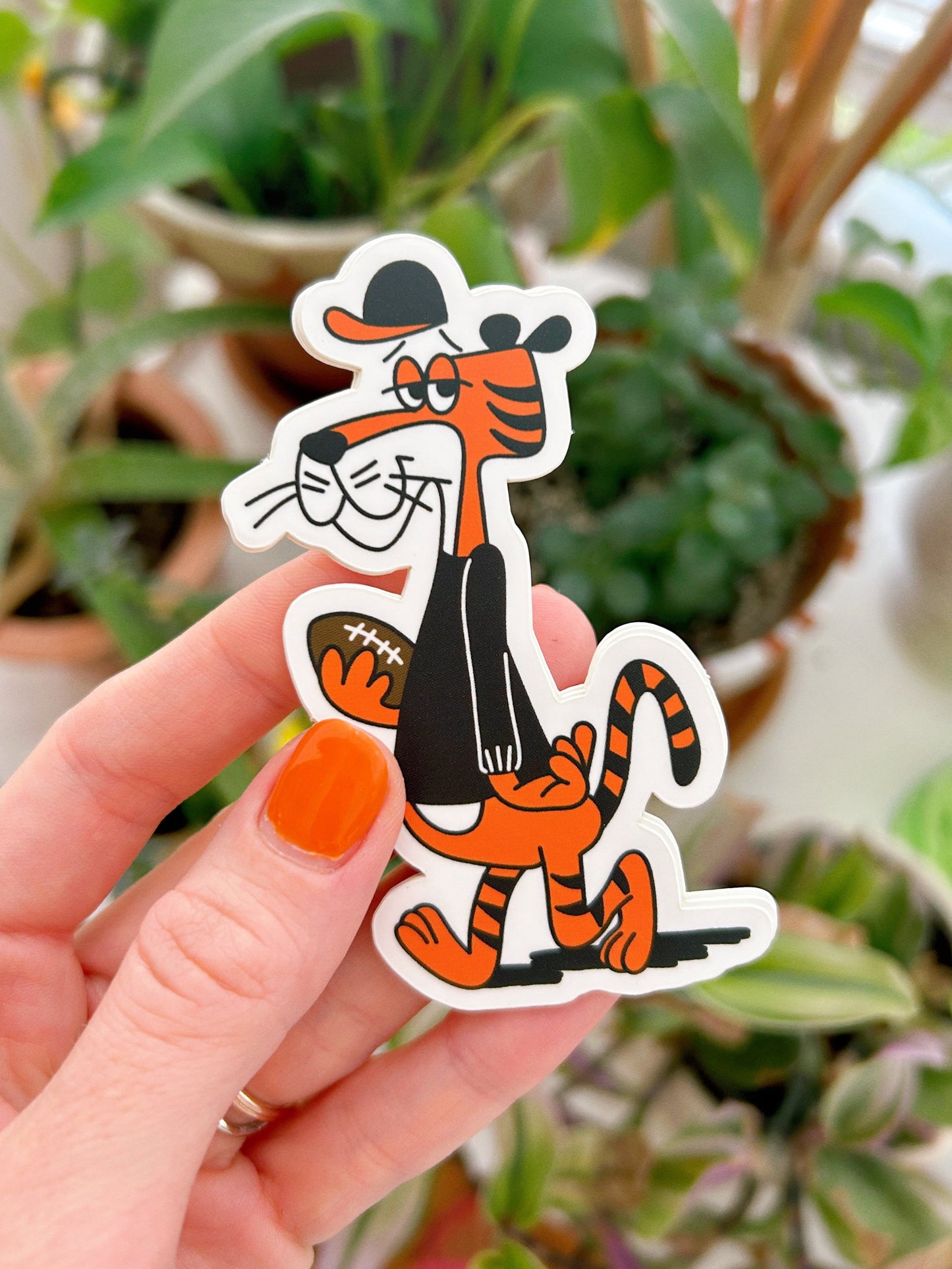 Joe Cool Cat Bengals Sticker