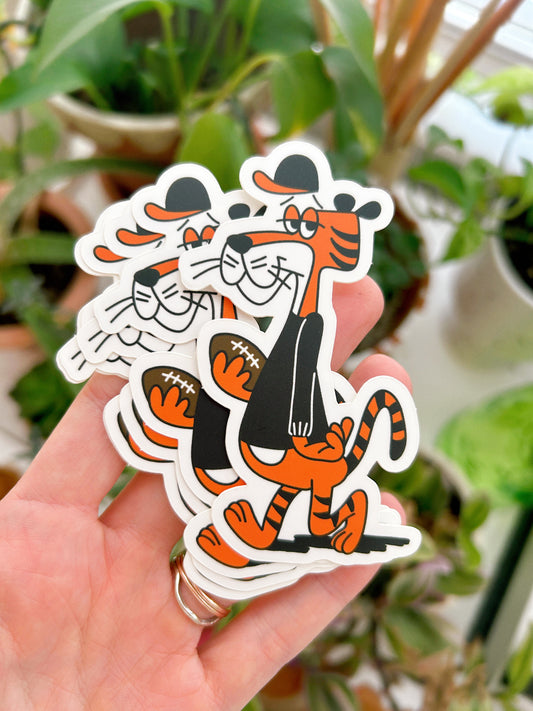 Joe Cool Cat Bengals Sticker