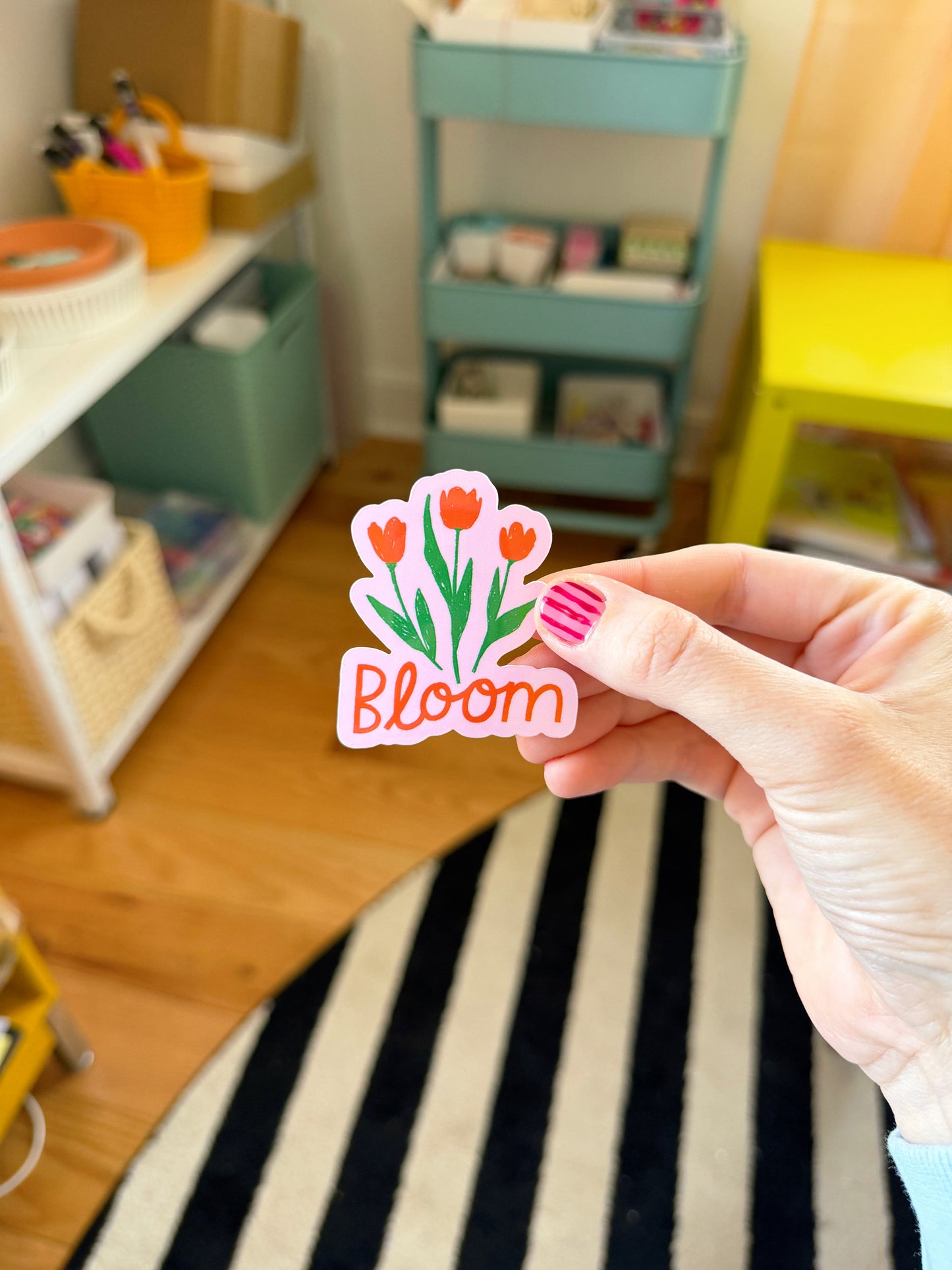 Bloom Tulips Sticker