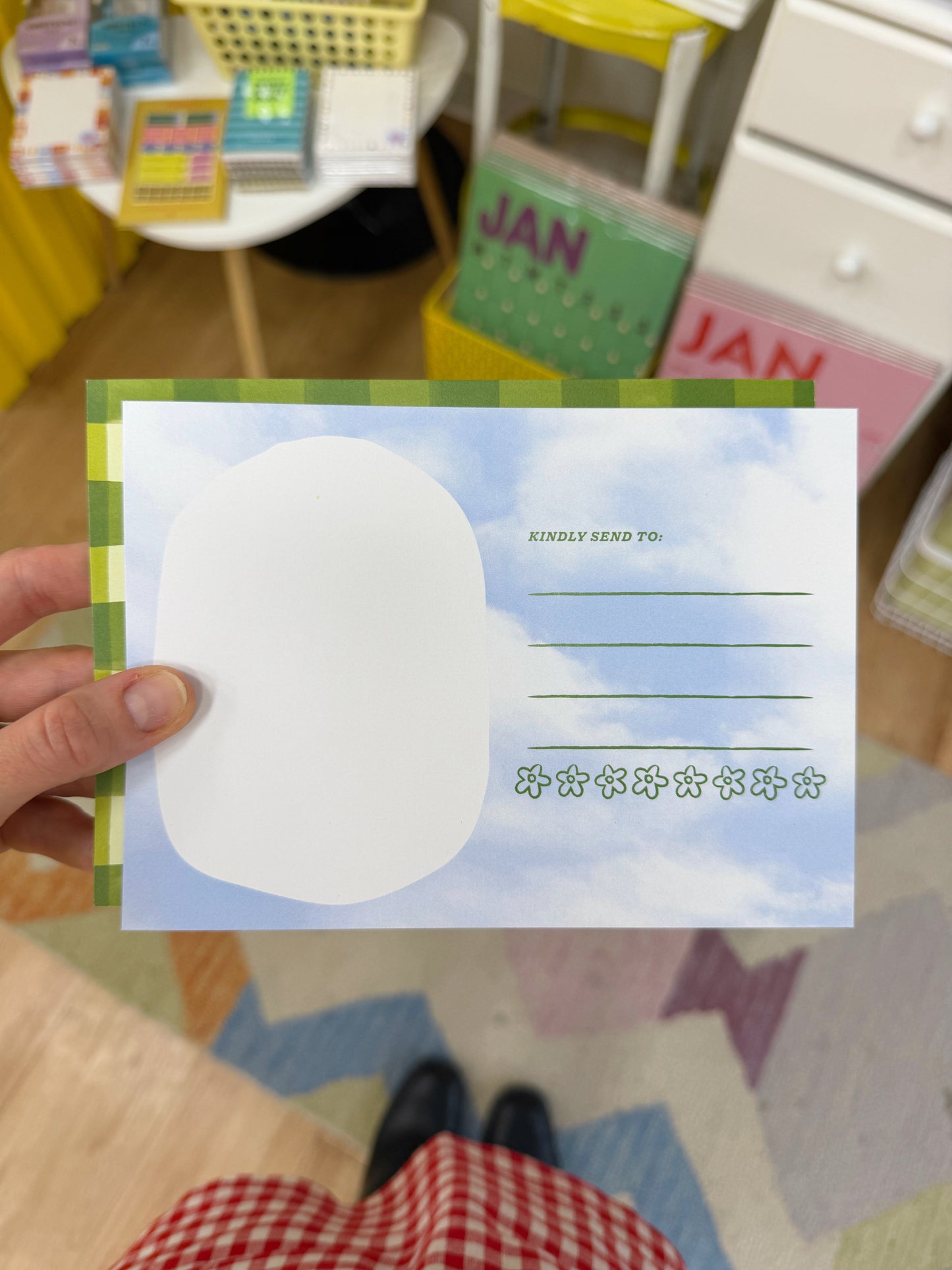 April Mail Club Mini Art Print Postcard