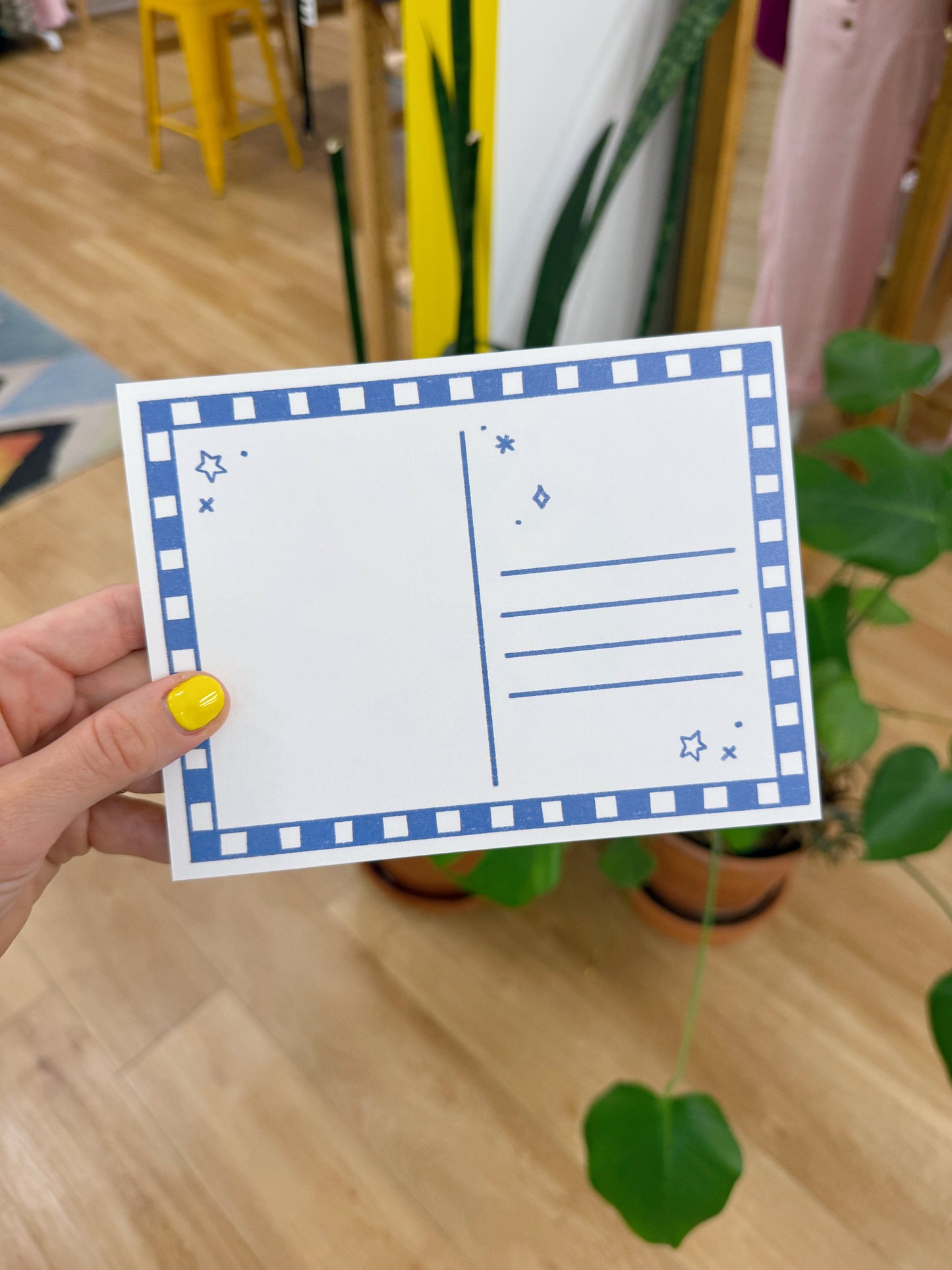 June Mail Club Sun Mini Art Print Postcard