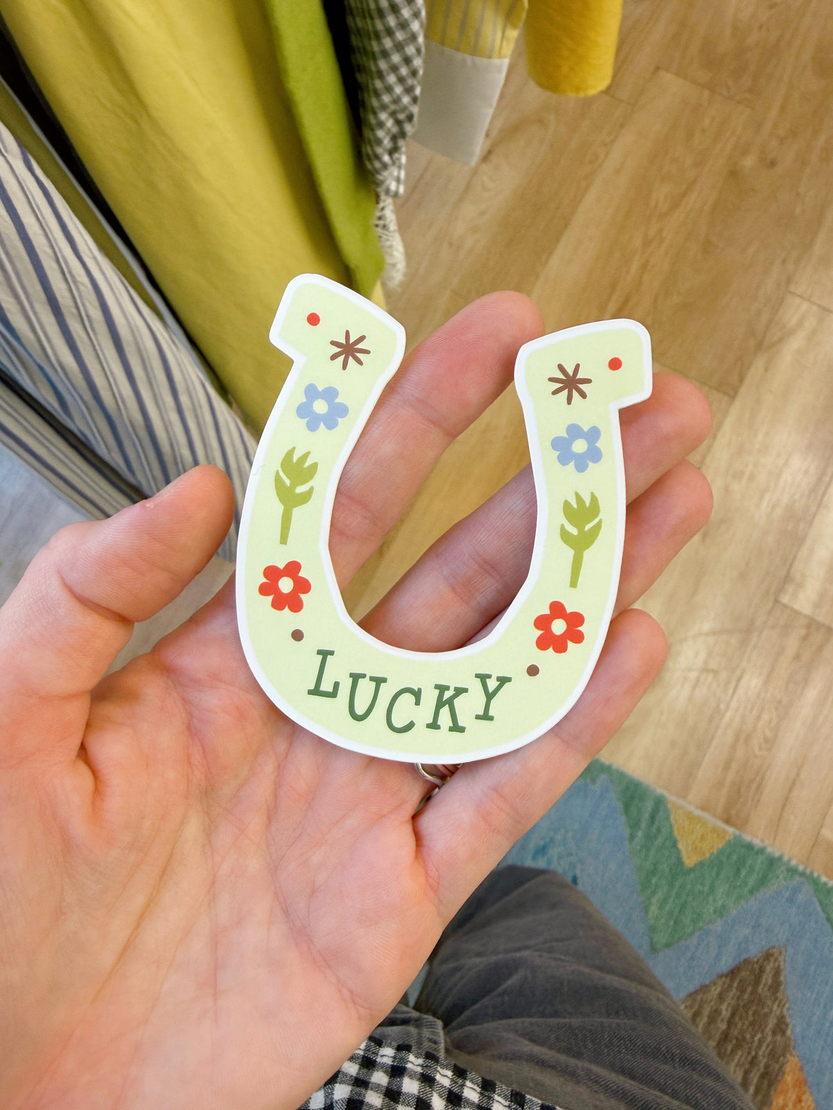 Lucky Horseshoe Sticker