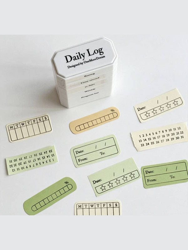 Daily Log 5 Layer Stamp Set