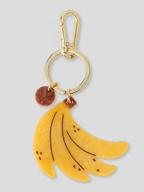 Acrylic Banana Bag Charm