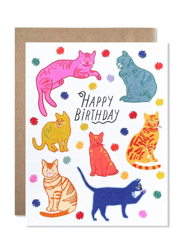 Birthday Cats Card