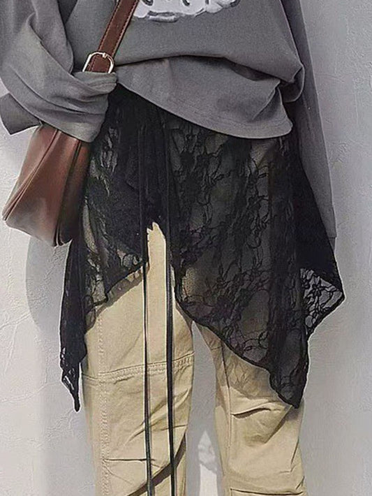 Black Asymmetrical Tie Wrap