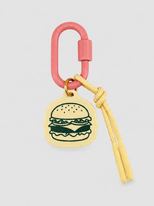 Burger Keychain