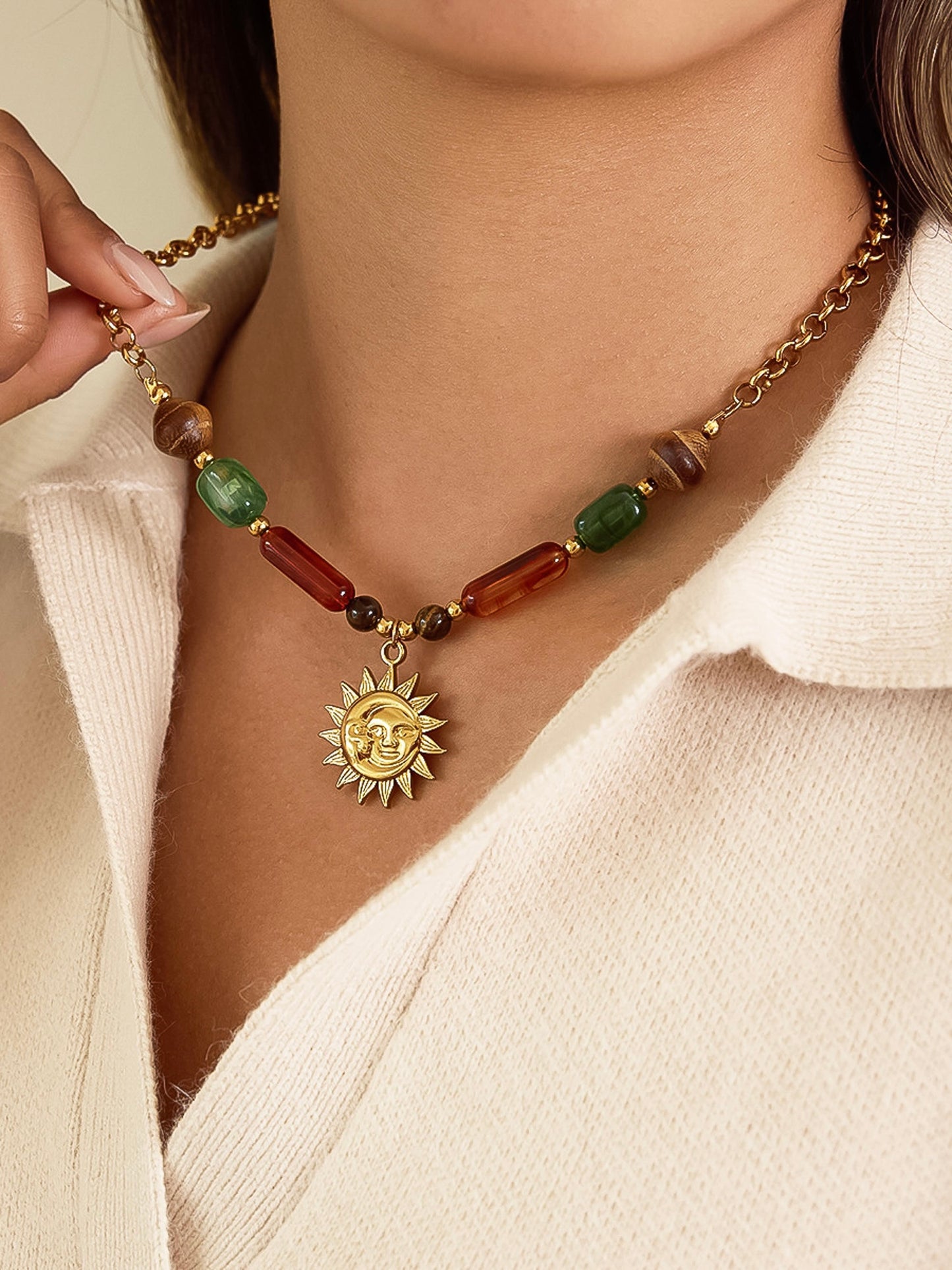 Aura Medallion Necklace