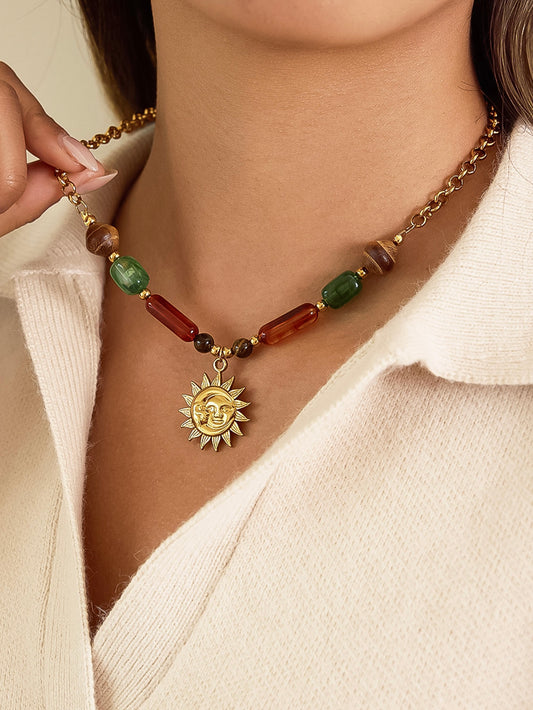 Aura Medallion Necklace