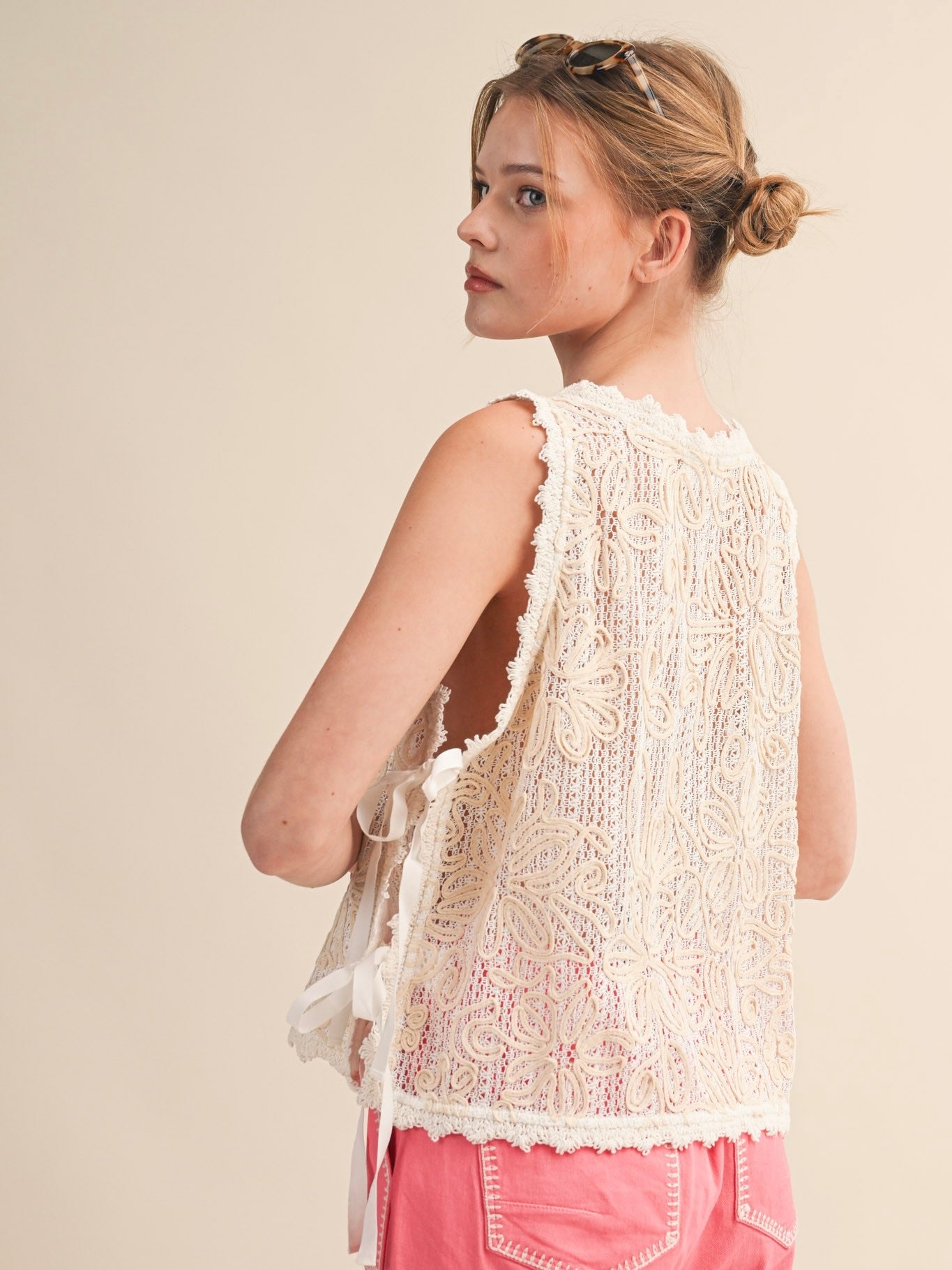 Desert Daisy Crochet Tank