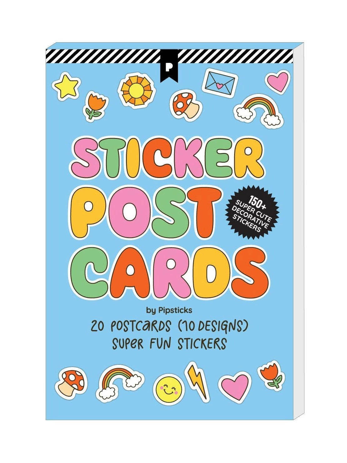 Super Cute Sticker Postcards Book