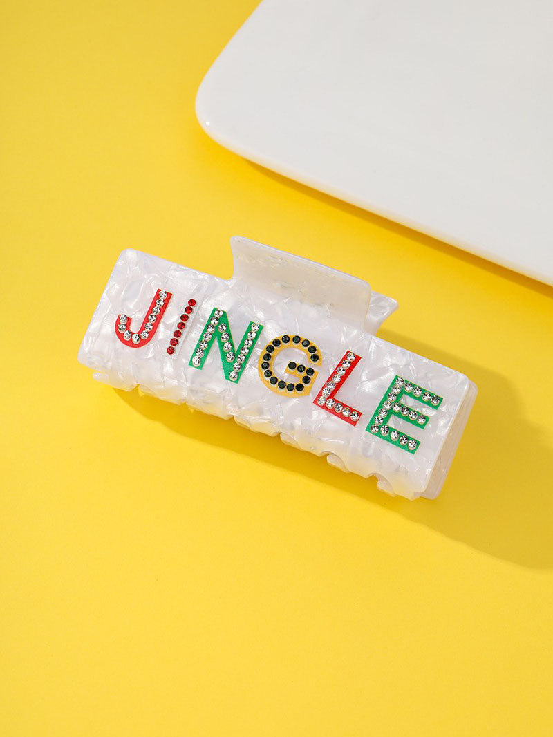 Christmas Jingle Claw Clip