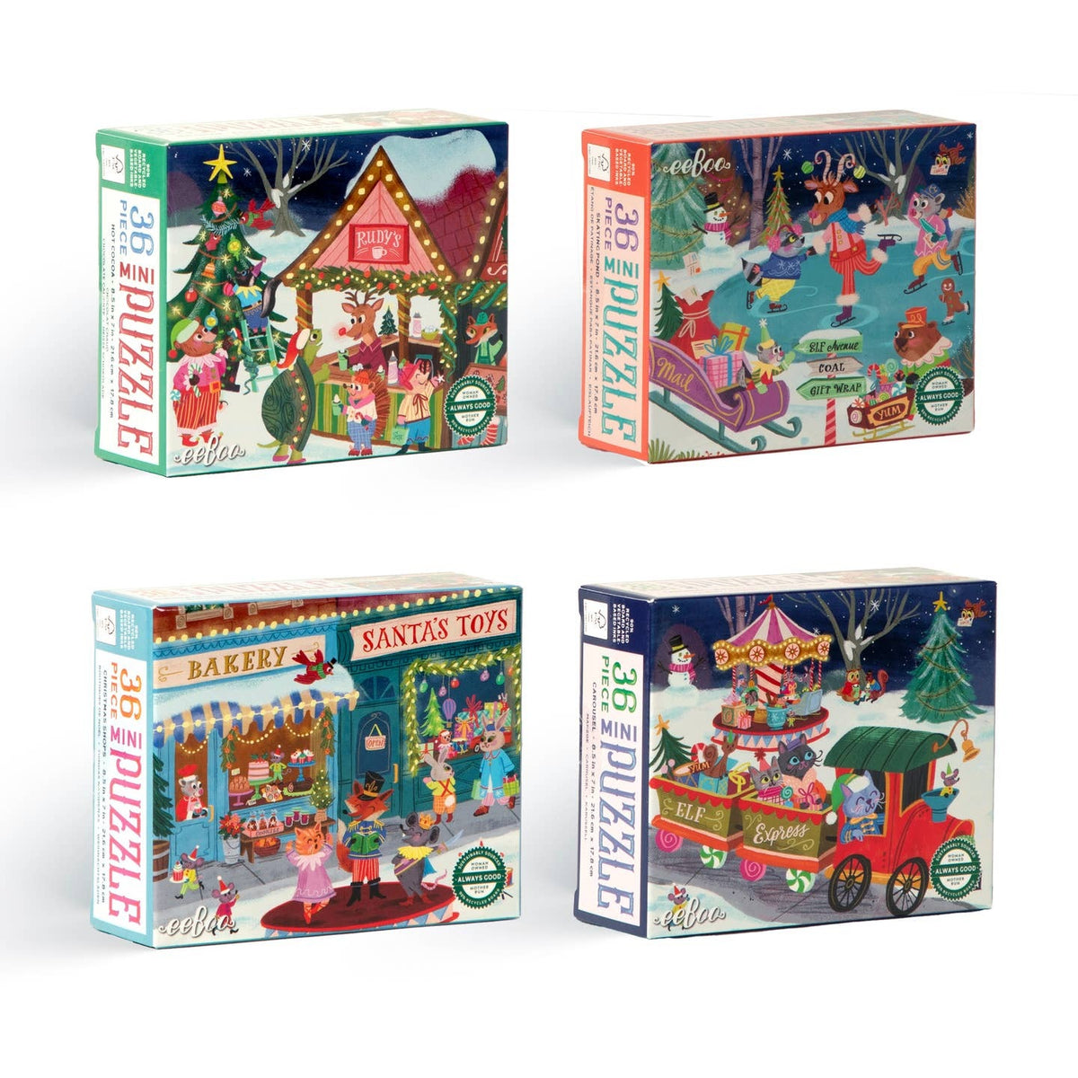 Christmas Village Puzzle Assortment