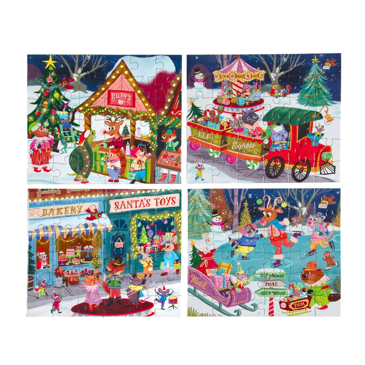 Christmas Village Puzzle Assortment