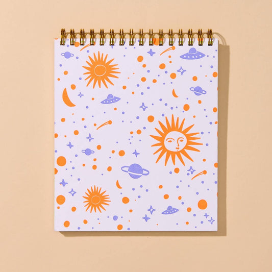 Constellation Blank Spiral Notebook