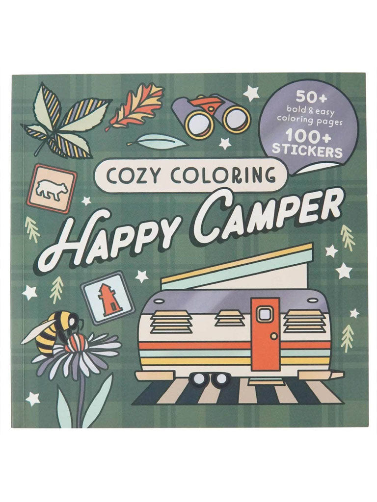 Cozy Coloring: Happy Camper - Adult & Teen Coloring Book
