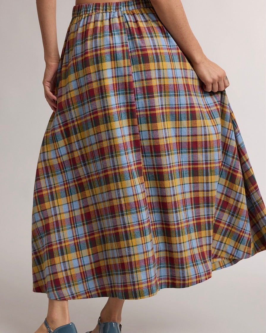 Harvest Plaid Skirt