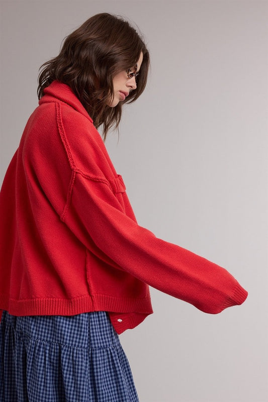 Prep Collared Cardigan