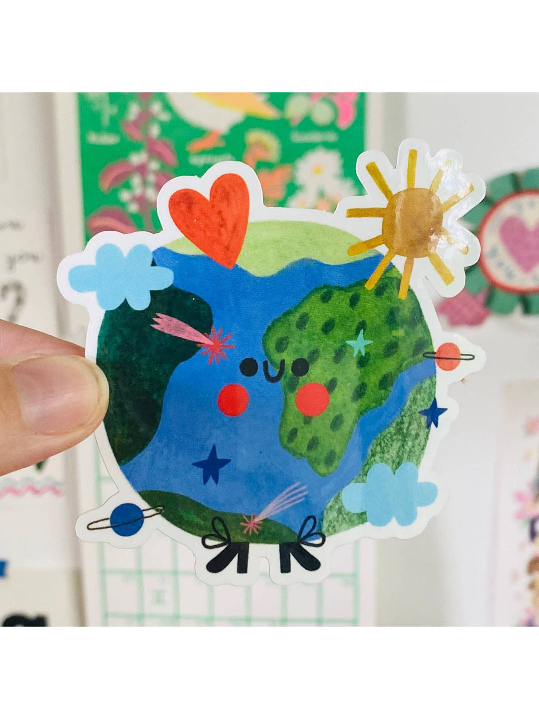 Earth Sticker