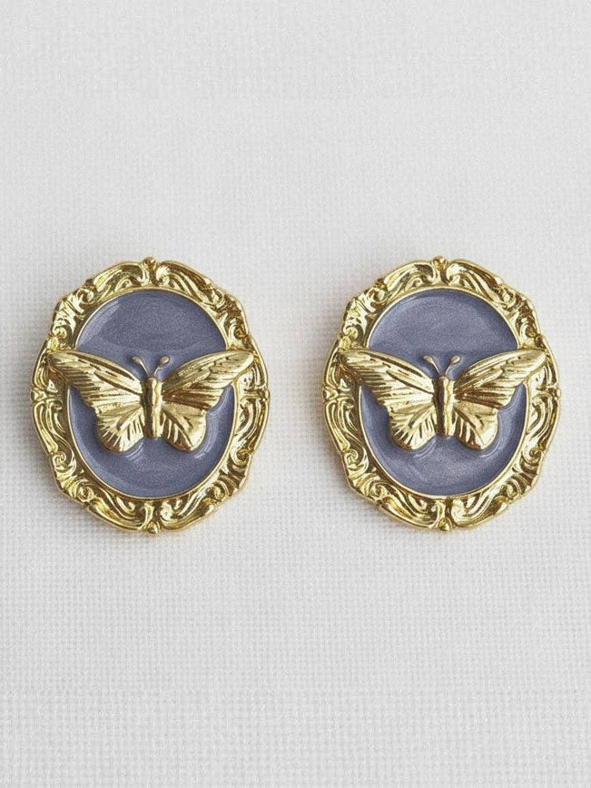 Elegant Butterfly Drop Earrings