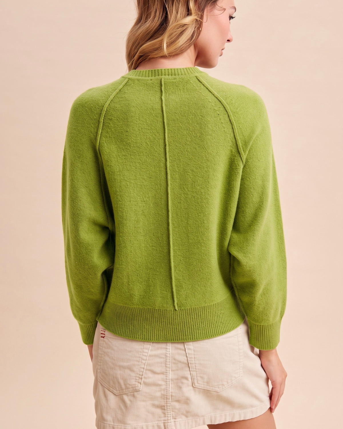 Matcha Raglan Pullover