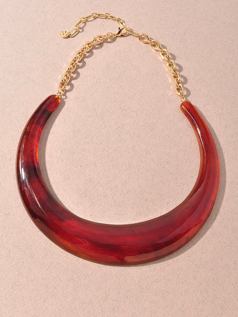 Heritage Resin Statement Necklace