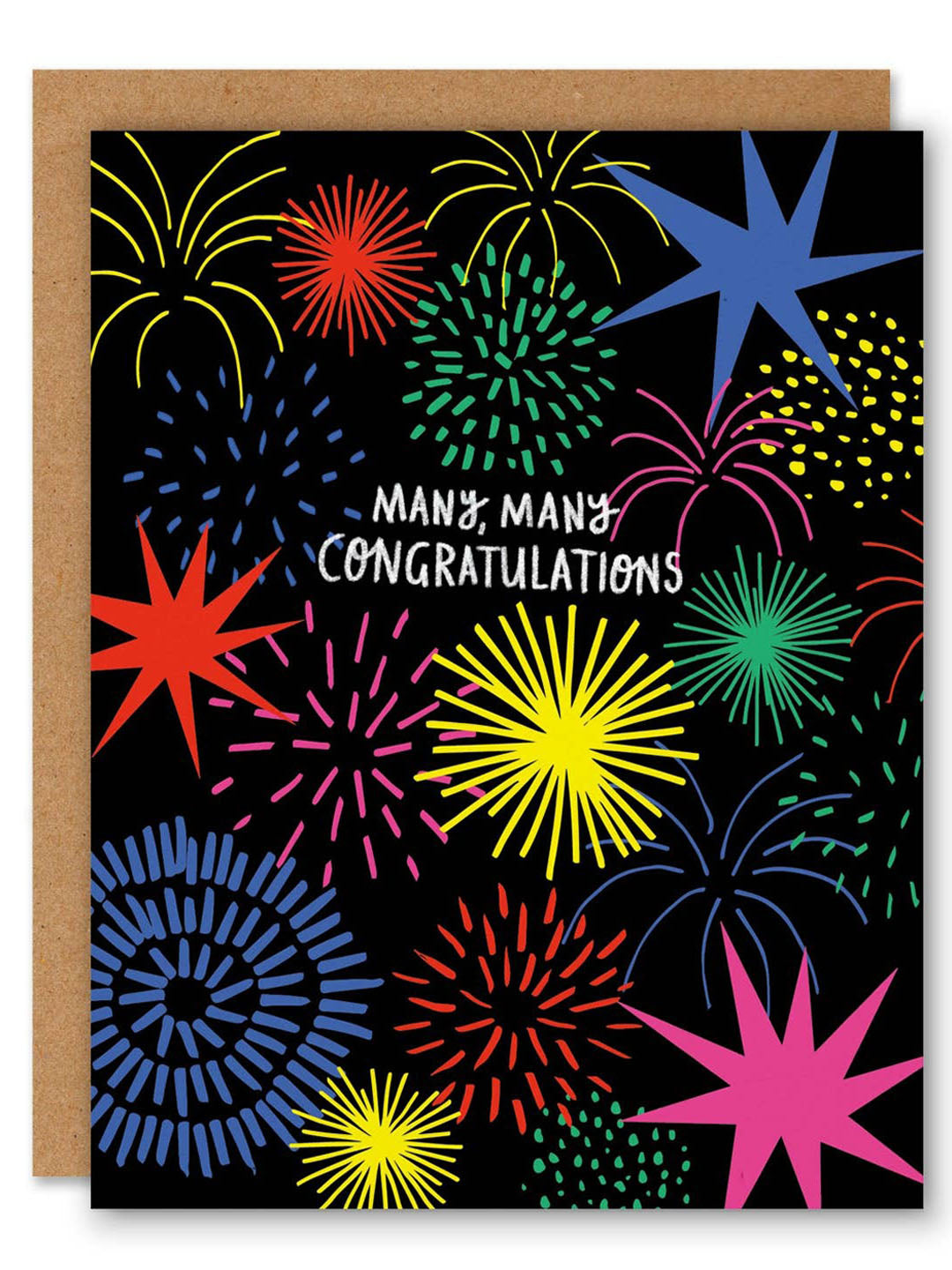 Firework Congratulations Card
