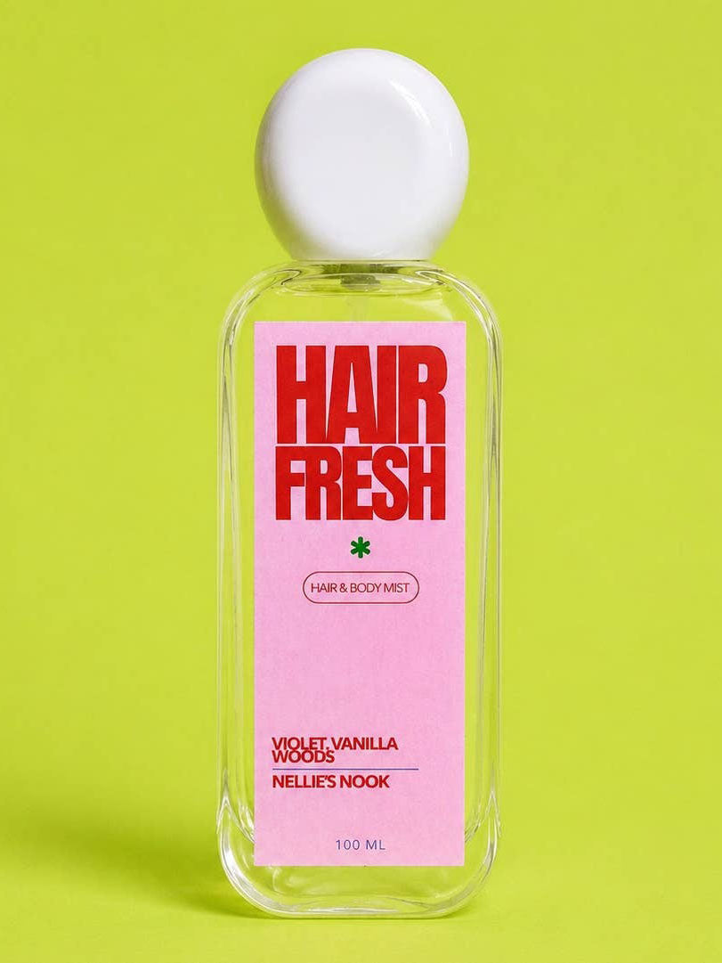 Violet, Vanilla, Woods Hair Fresh