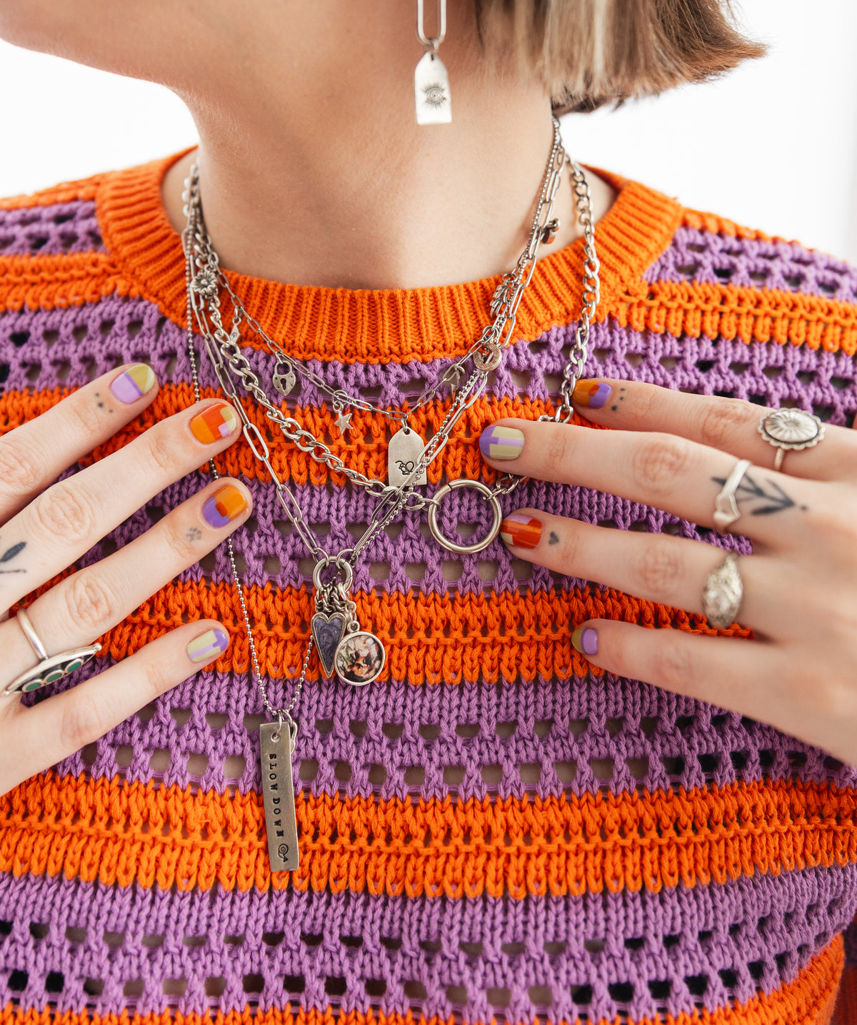 Hand-Stamped Charm Necklace Workshop—Sunday, 11/8 from 1–3p
