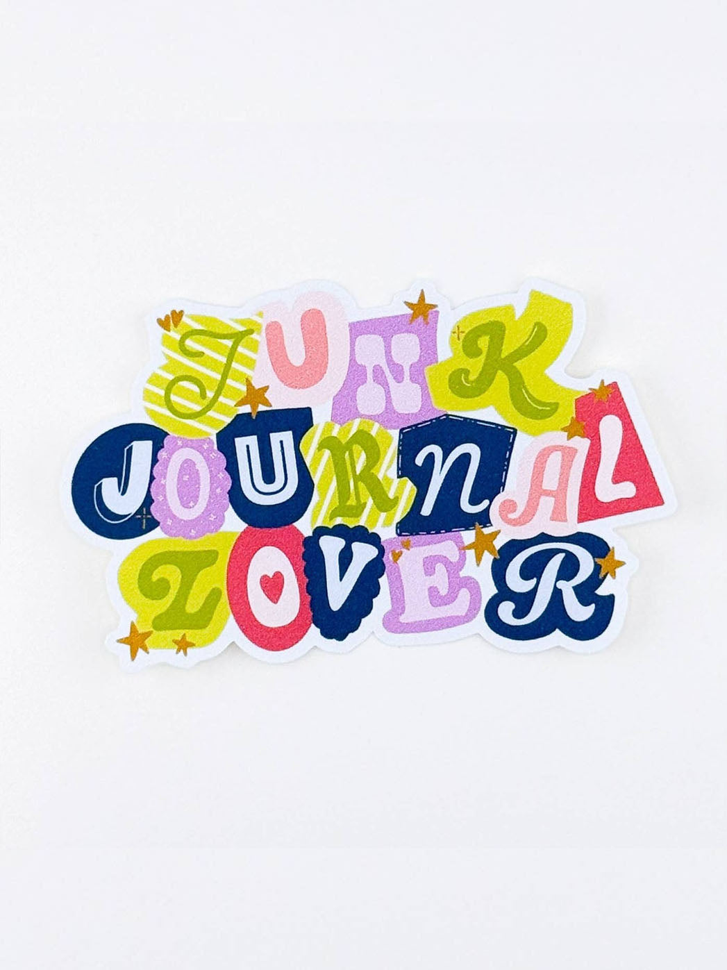Junk Journal Lover Matte Journaling Sticker