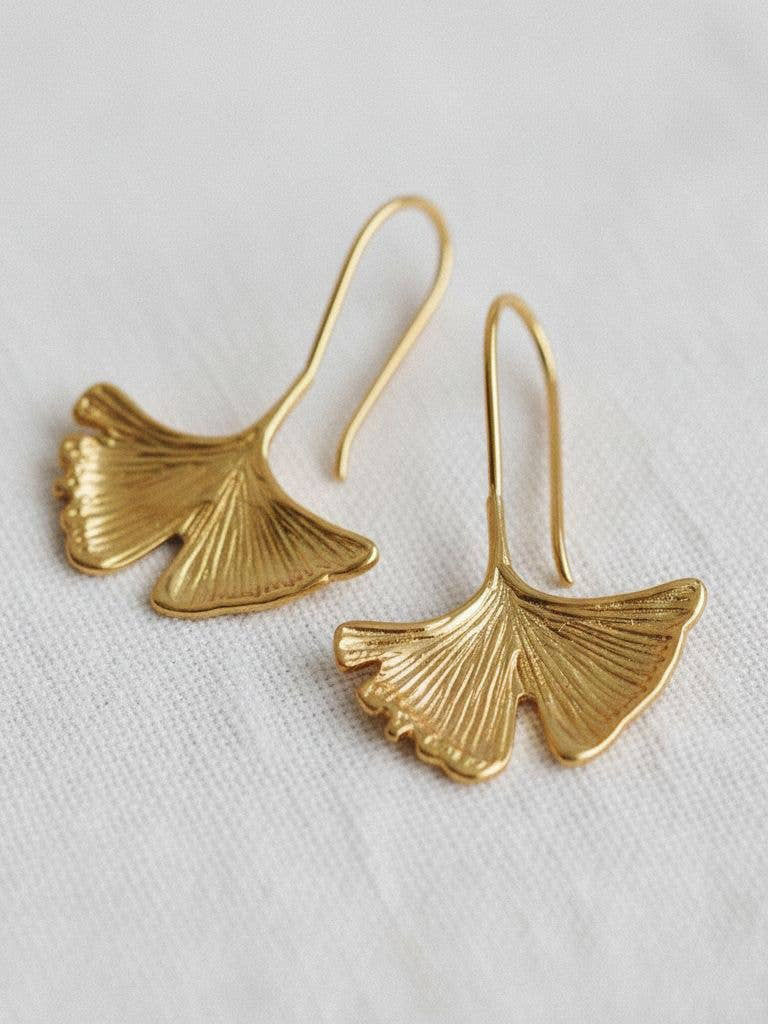 Leaf Drop Earrings