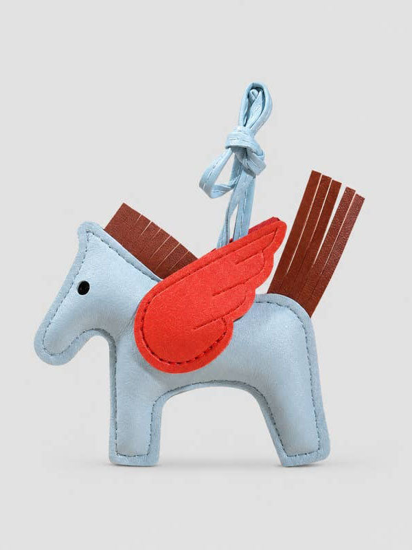 Light Blue Little Horse Bag Charm