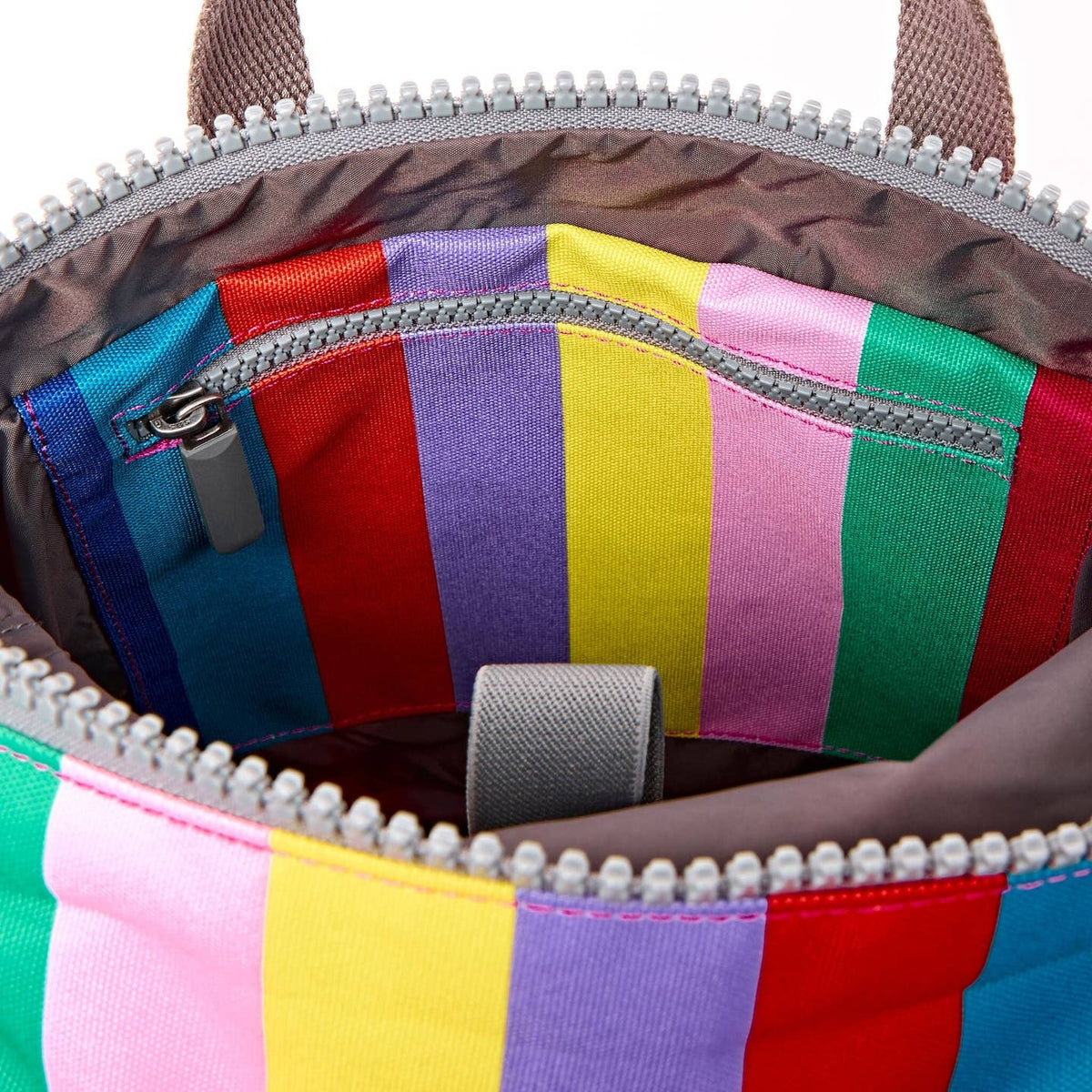 Multi Stripe Canvas Canfield Backpack