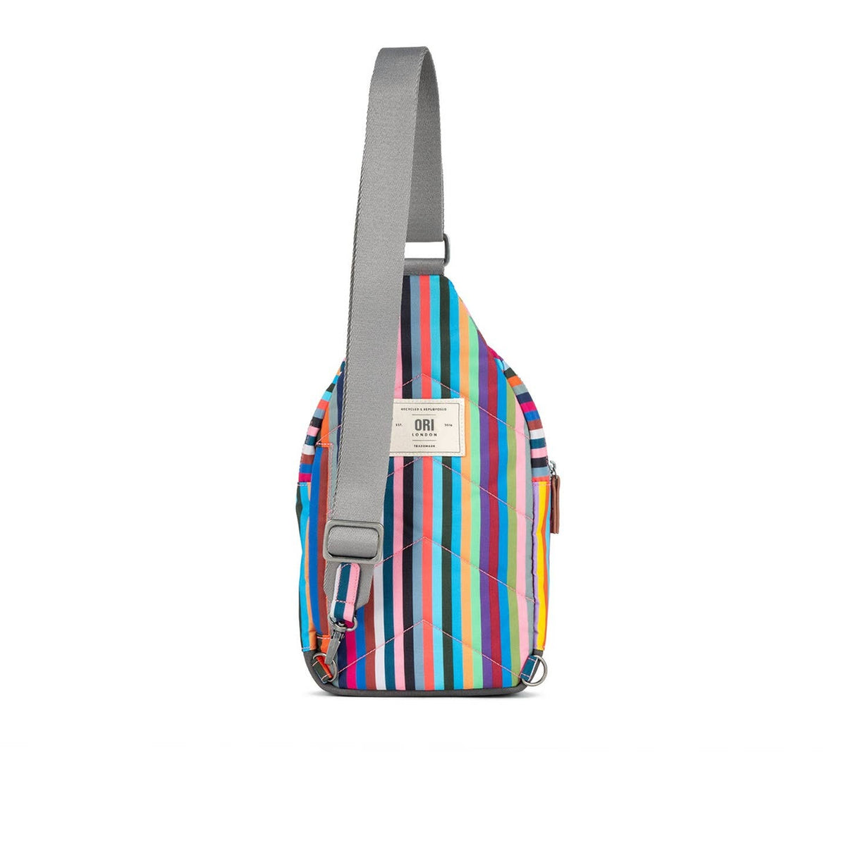 Multi Stripe Canvas Willesden Sling Bag