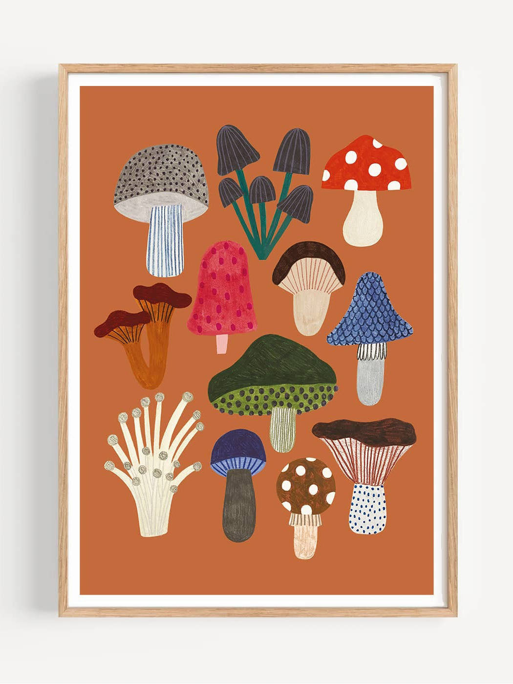 Mushrooms Print