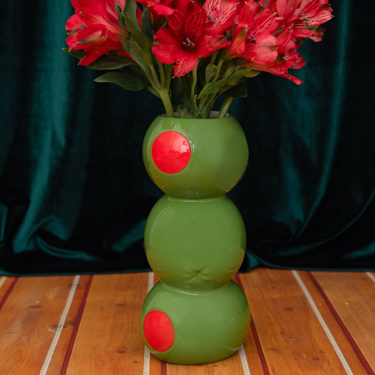 Olives Ceramic Vase