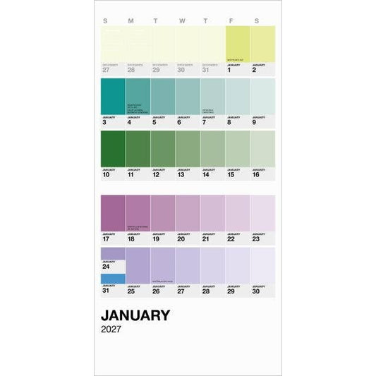 Pantone Mini Wall Calendar 2027