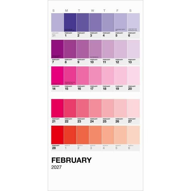 Pantone Mini Wall Calendar 2027