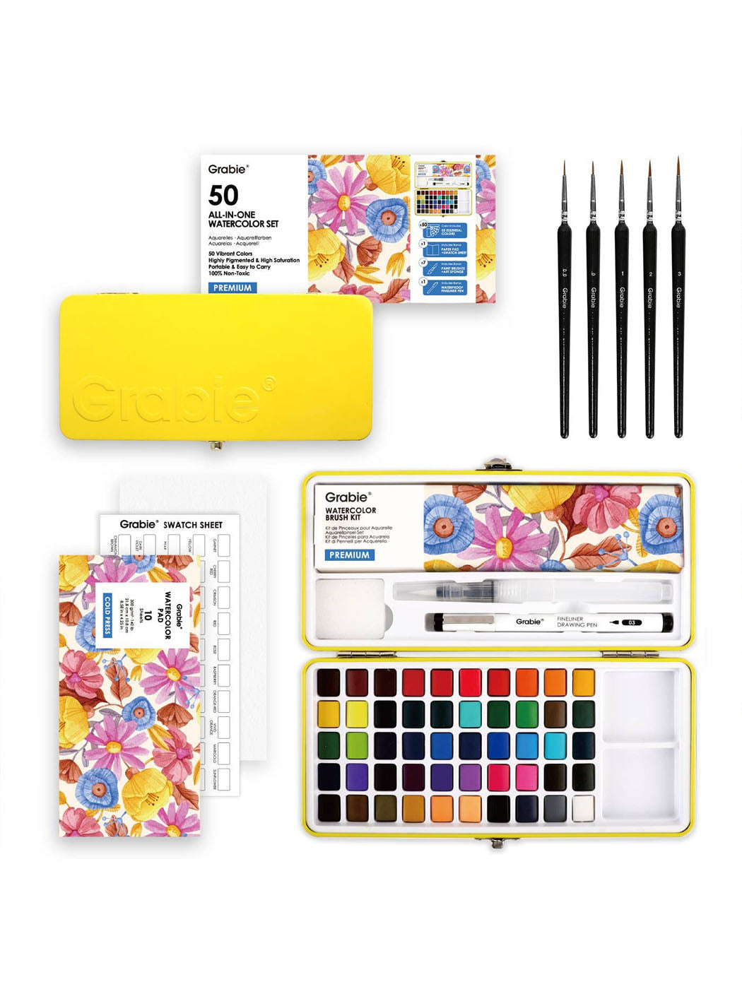 Premium Watercolor Set of 50