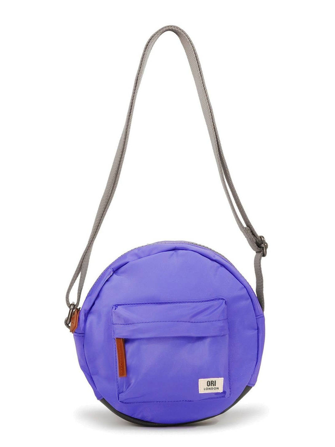 Simple Purple Nylon Paddington Crossbody