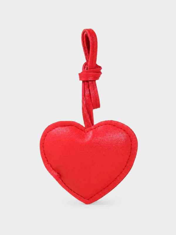 Red Heart Bag Charm