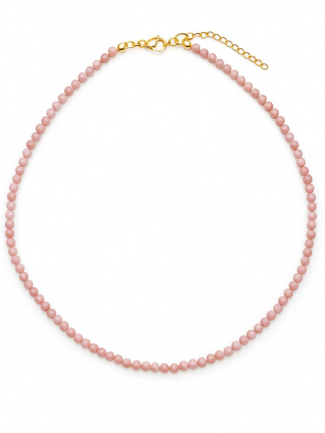 Rhodonite Pink Natural Stone Necklace