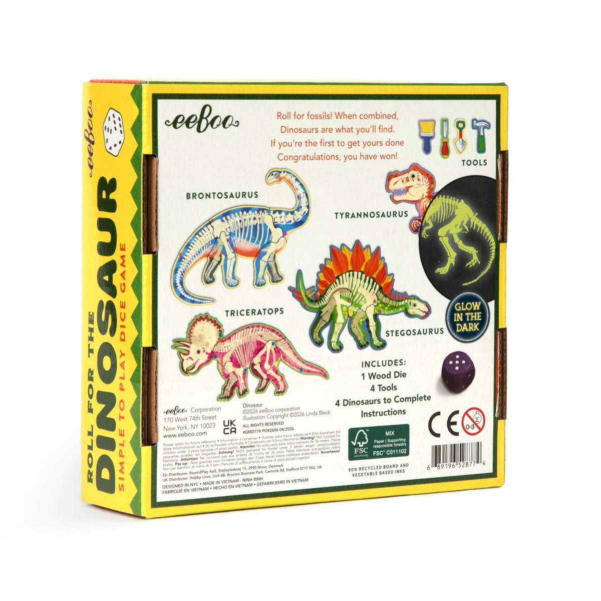 Roll for the Dinosaur Dice Game