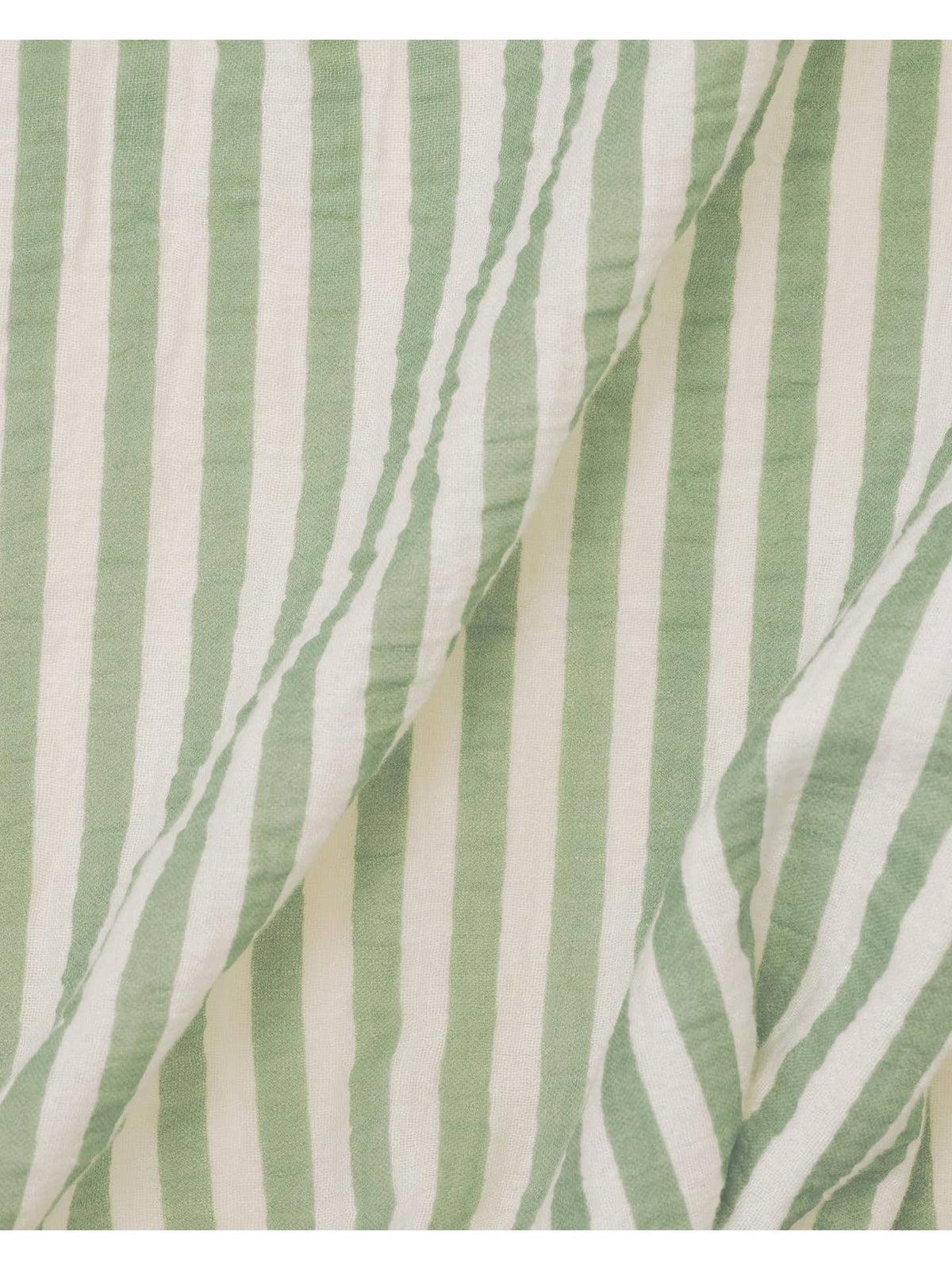Sage Strip Organic Muslin Swaddle